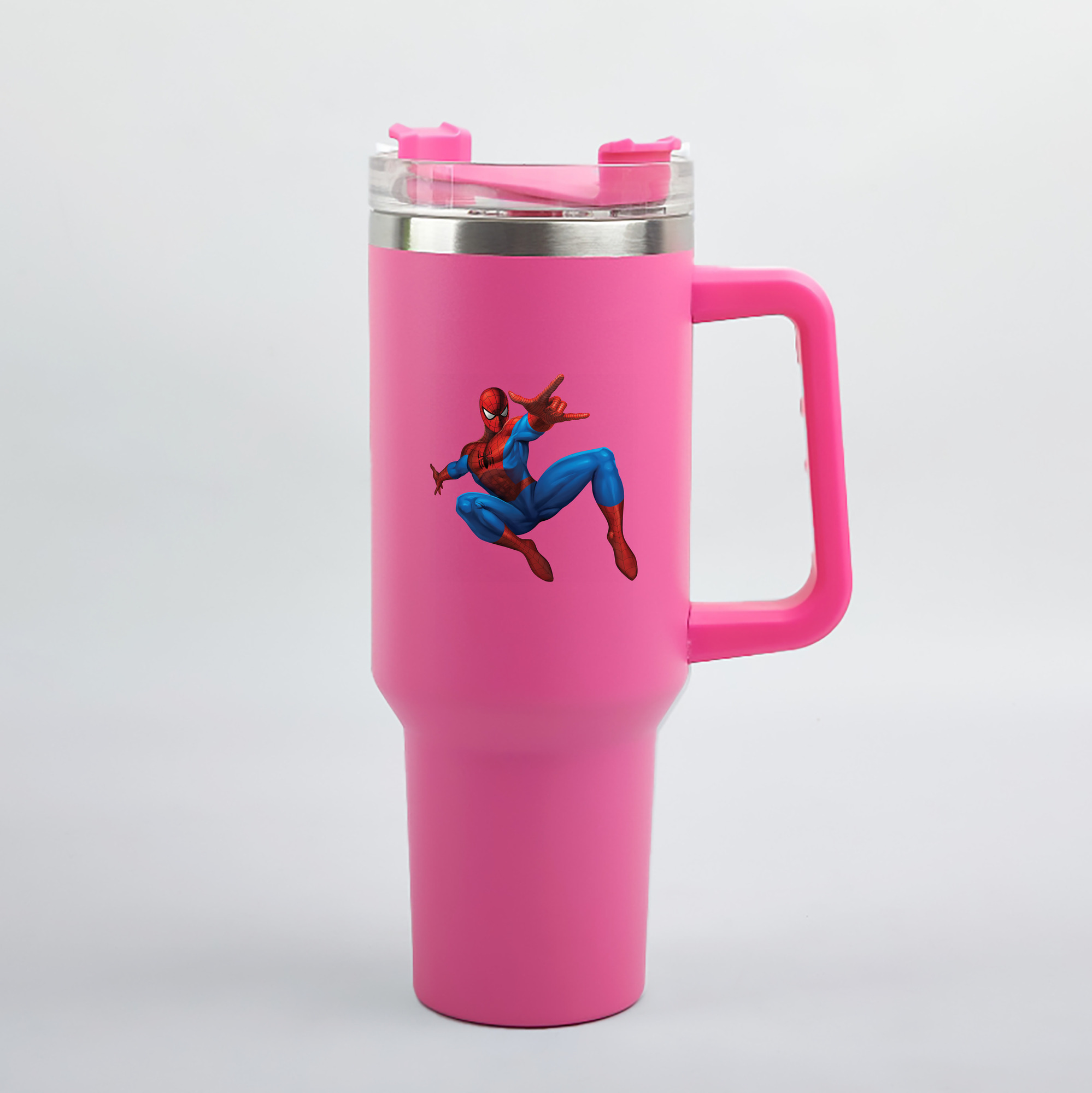 （画像用） Spider Man スパイダーマン 1200mL車用タンブラー（カラープリント）